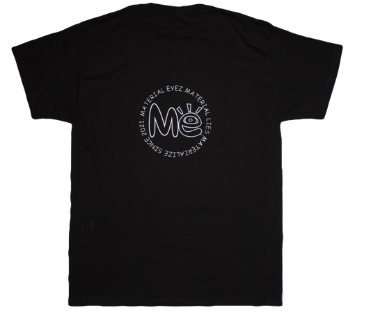 Material Eyez Mother Earth Black Tee White Logo