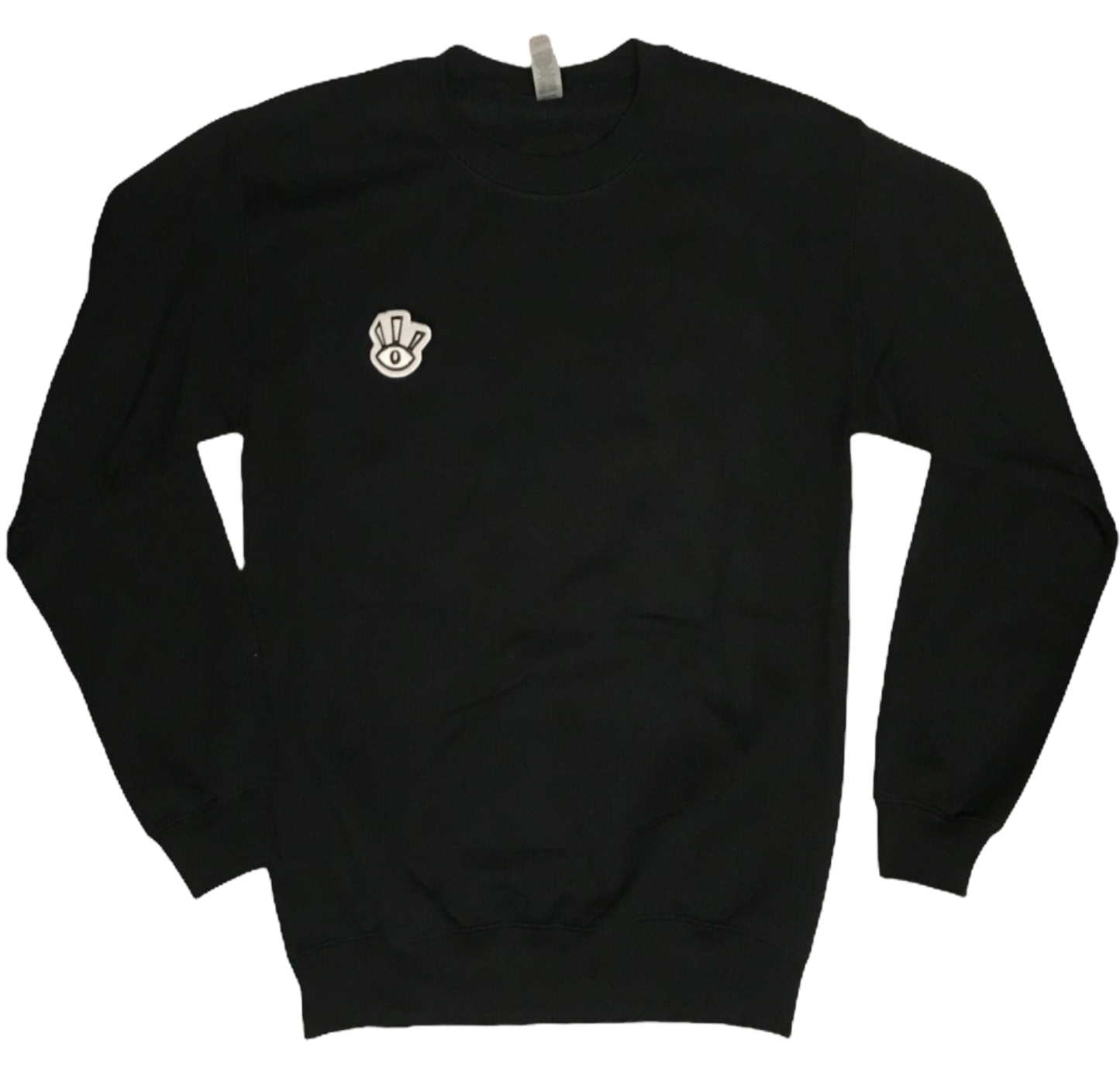 Material Eyez Third Eye Black Sweatshirt Gold Logo